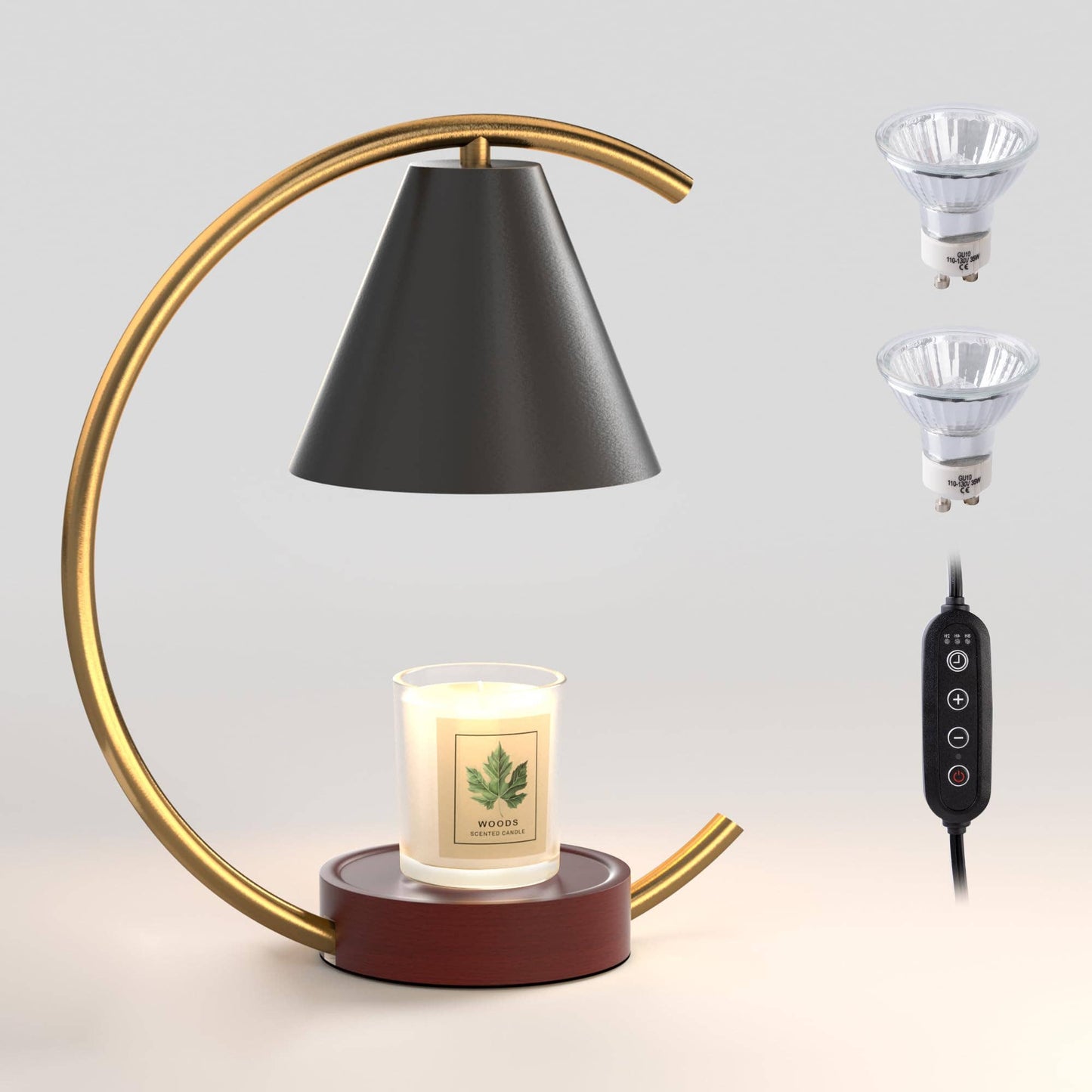 Electric Candle Warmer with Timer and Bulbs