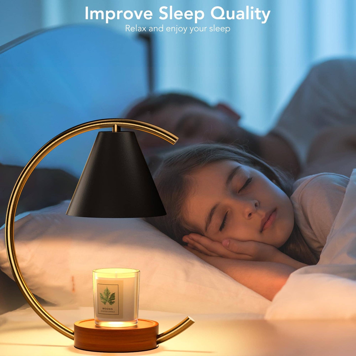 Electric Candle Warmer with Timer and Bulbs