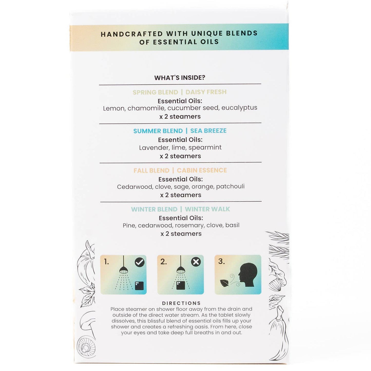 Seasonal Shower Steamer Gift Box – The Season’s Collection