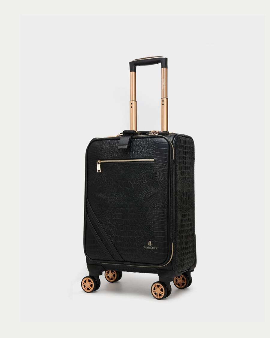 Apollo 2 Suitcase 2 Piece Set in Black: 2 PC Set