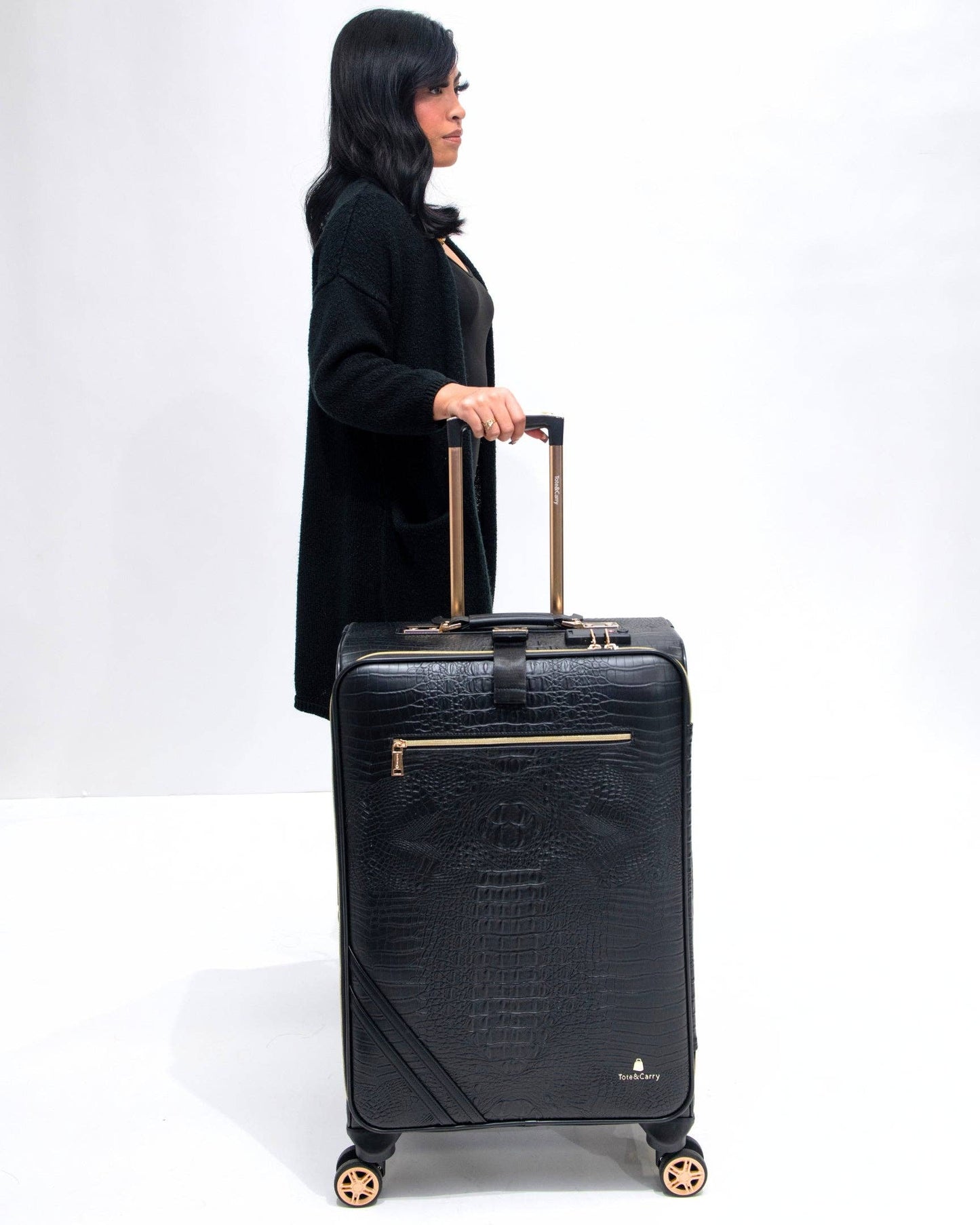 Apollo 2 Suitcase 2 Piece Set in Black: 2 PC Set