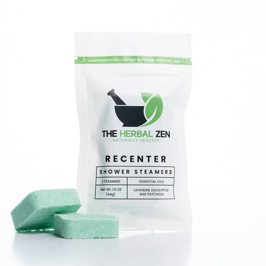 Shower Steamer Favors | Handmade in the USA: Recenter | Lavender+Eucalyptus+Patchouli