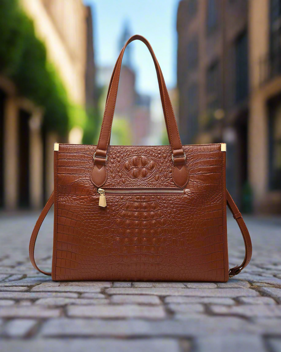 Apollo 2 Tote Bag in Caramel