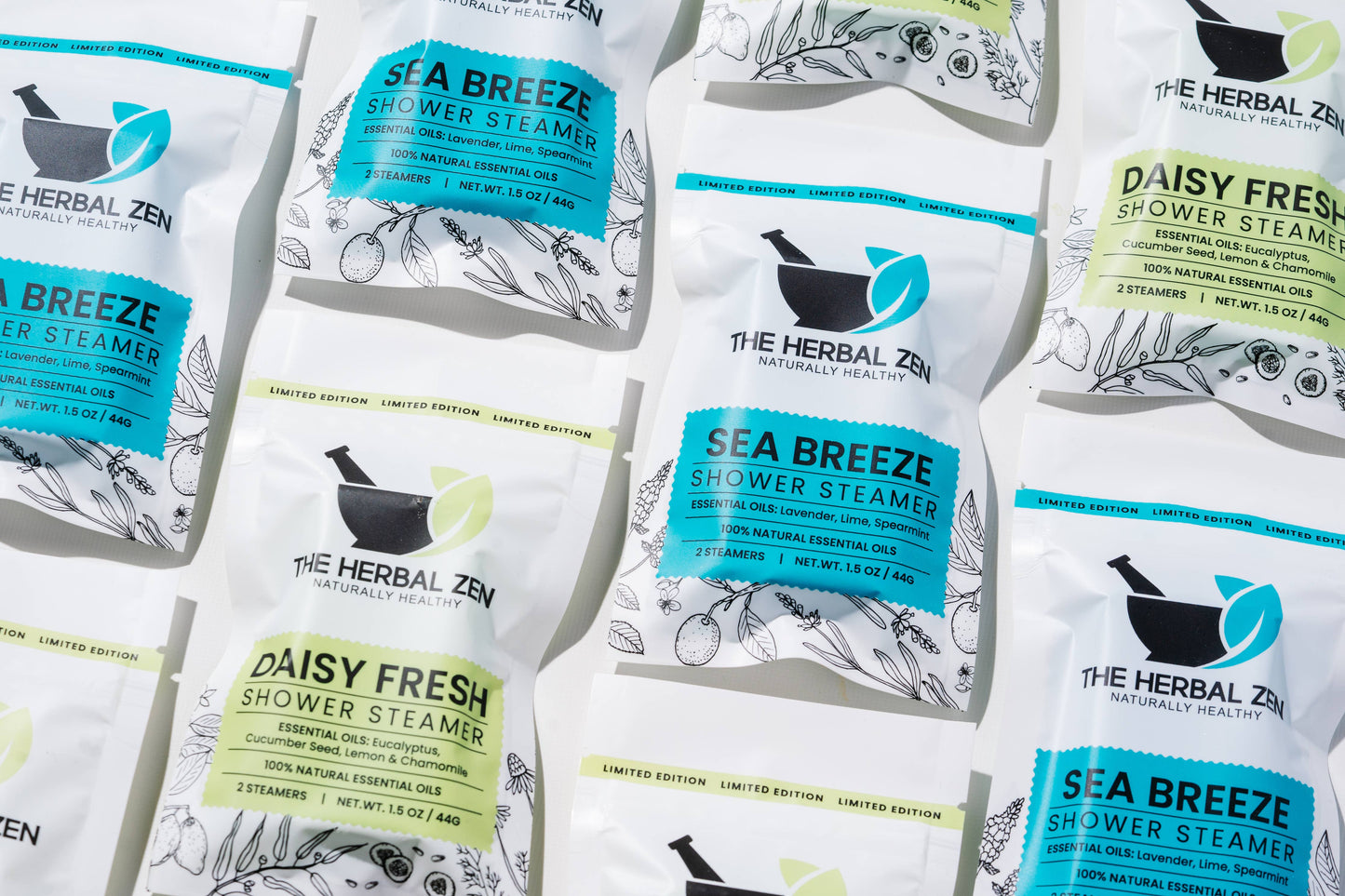 Spring / Summer Seasonal Shower Steamer Favors: Sea Breeze | Lavender+Lime+Spearmint