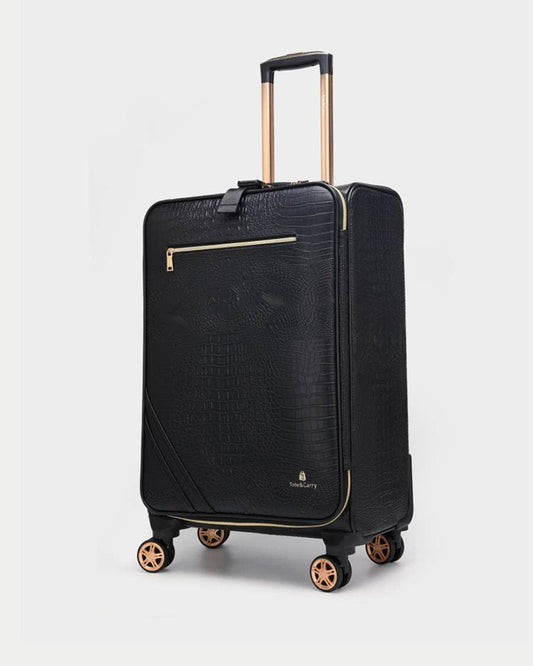 Apollo 2 Suitcase 2 Piece Set in Black: 2 PC Set